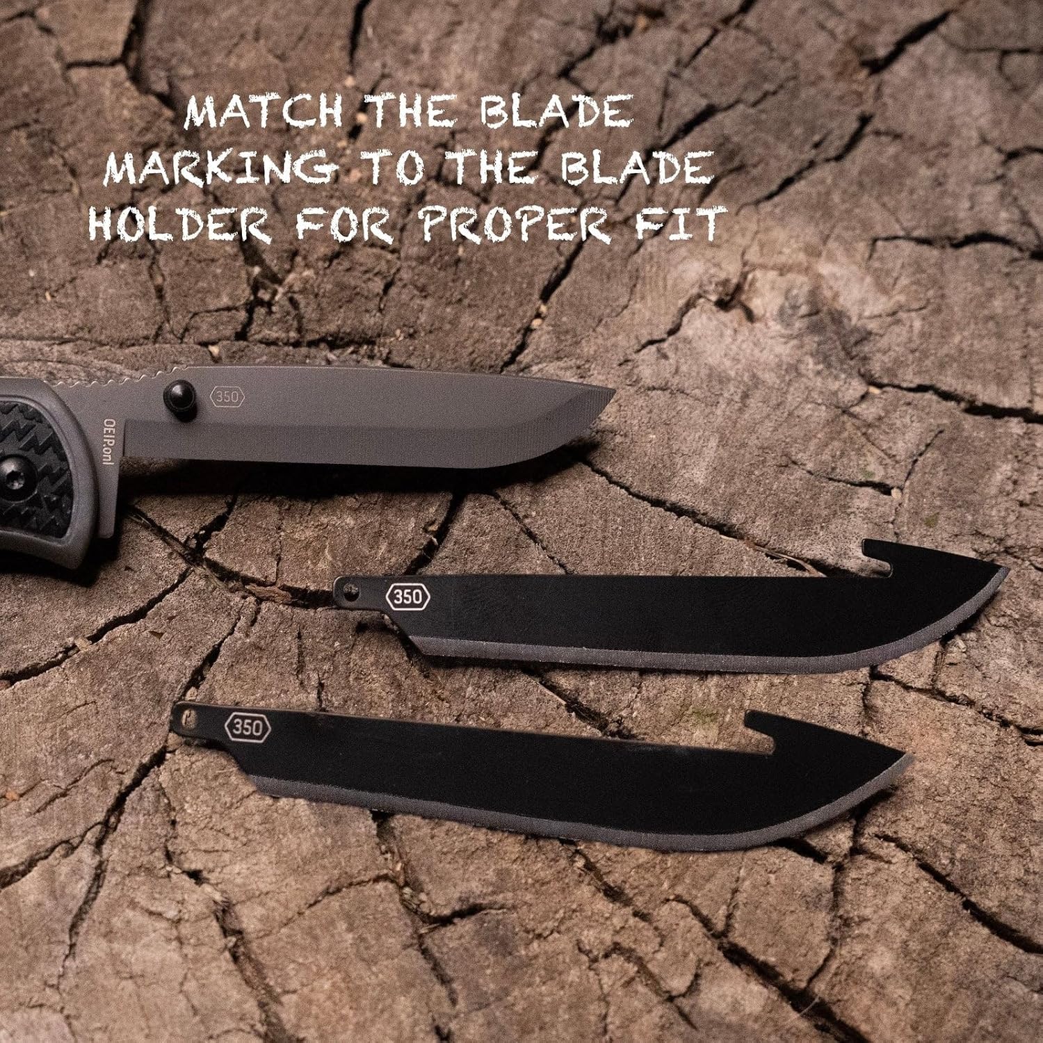 OUTDOOR EDGE 3.5" RazorLite EDC Pocket Knife (Obsidian Black), with Replaceable Blades and Clip, Perfect Carry Knive for Camping, Hunting and Survival, Includes 12 Black Steel Drop Point Blades