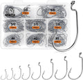 UCEC EWG Fishing Hooks, Offset Worm Hooks for Bass Fishing Hook Texas Rig