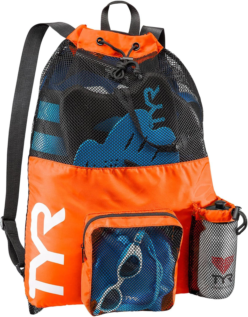 TYR Big Mesh Mummy Backpack, Charcoal/Red