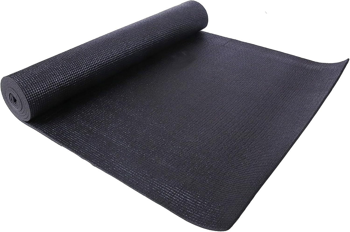 Fitvids All Purpose Thick High Density No Tear Exercise Yoga Mat with Strap & Lightweight Features for Indoor & Outdoor Use