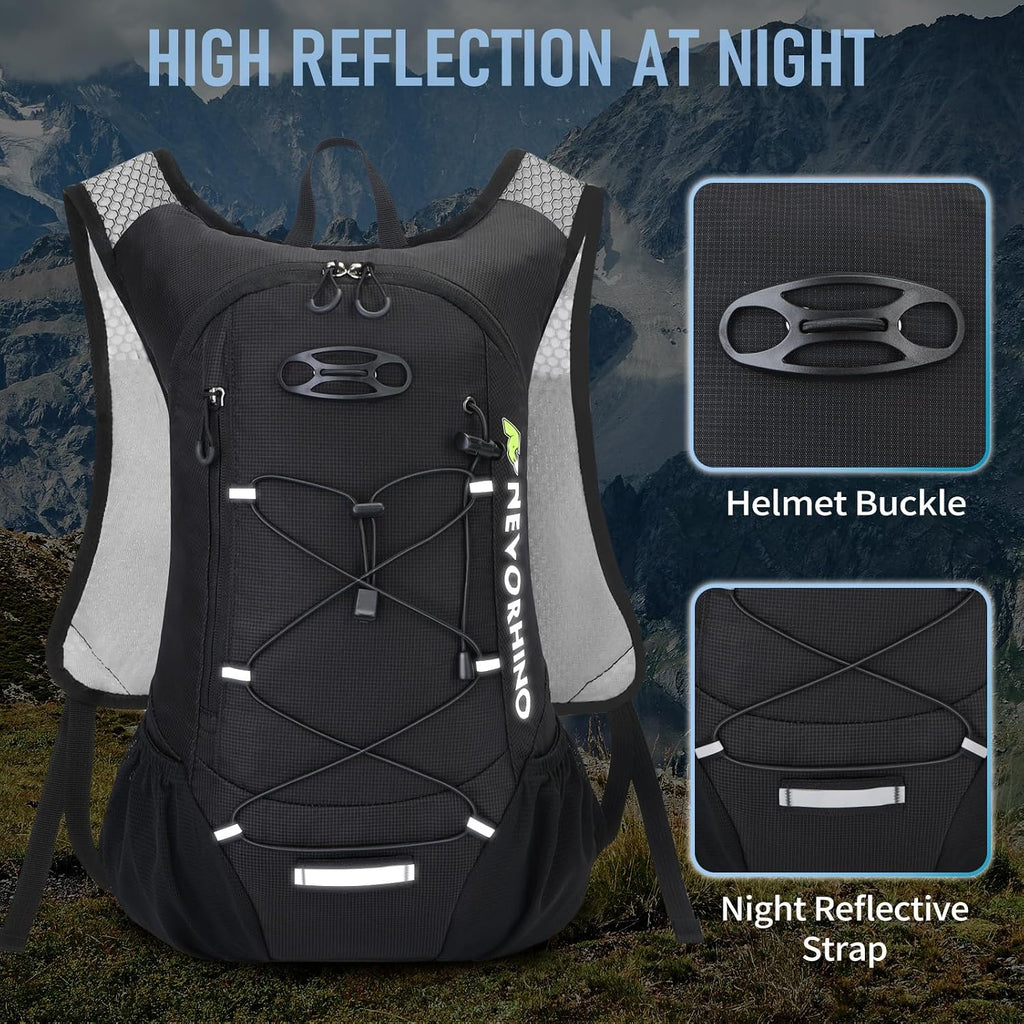 Lightweight Hydration Backpack, Running Backpack with 2L Water Bladder
