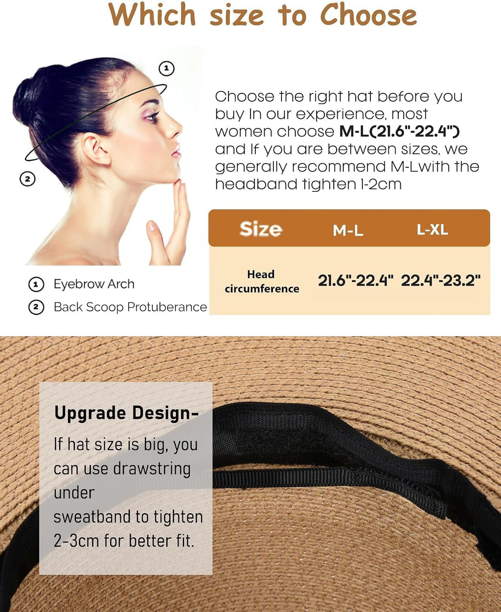 FURTALK Womens Sun Straw Hat Wide Brim Floppy Summer Beach Hats for Women