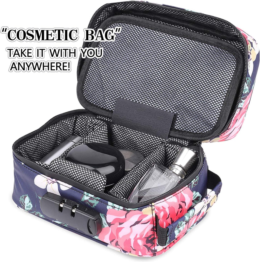 OZCHIN Smell Proof Bag with Combination Lock File Organizer Case Container Medicine Odorless Storage Lock Box Great Gift for Friend