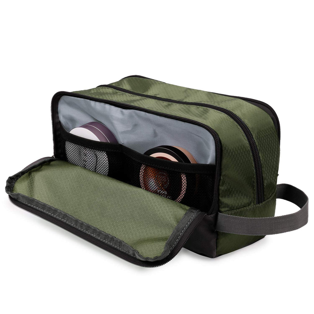 WANDF Travel Toiletry Bag for Men, Small Dopp Kit for Toiletries