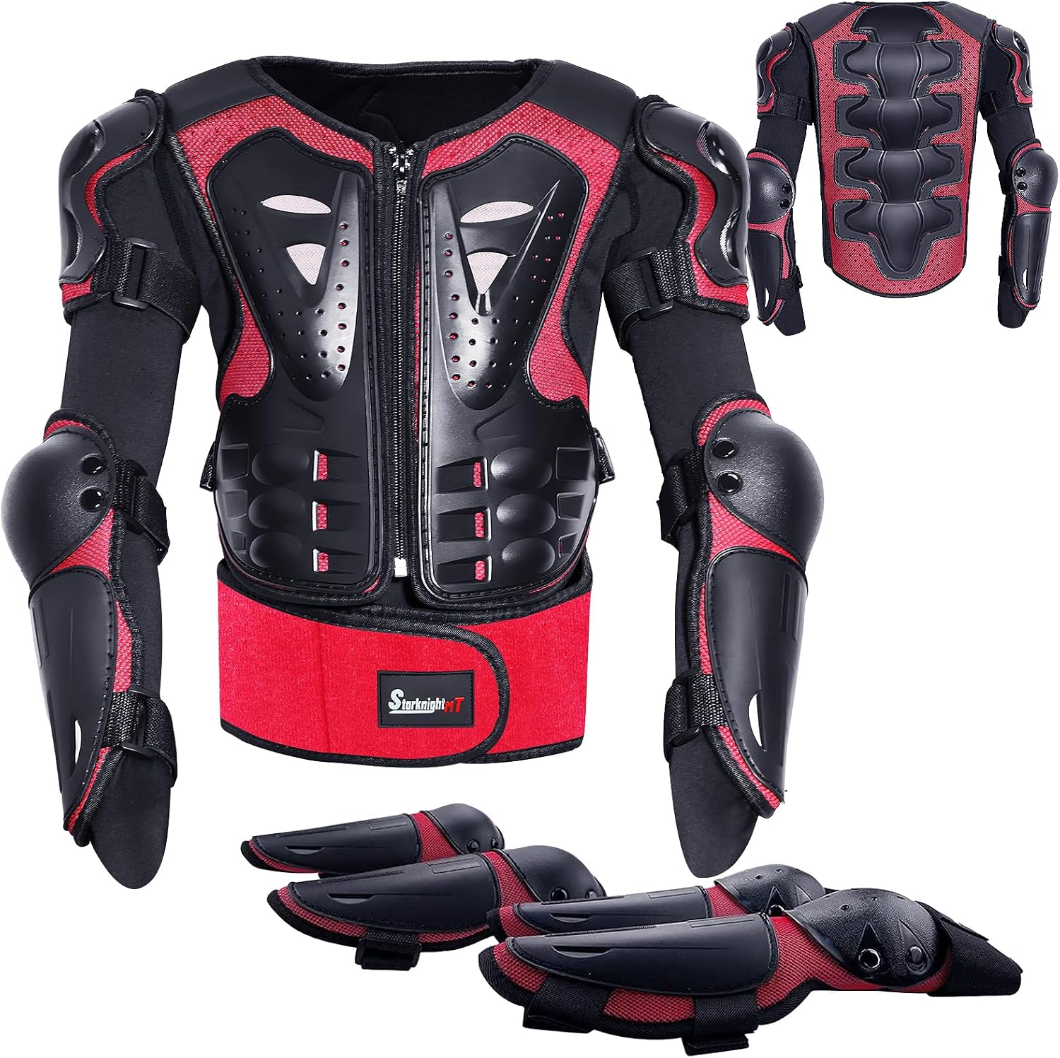 StarknightMT Kids Dirt Bike Armor Suit Chest Protector Ages 3-10