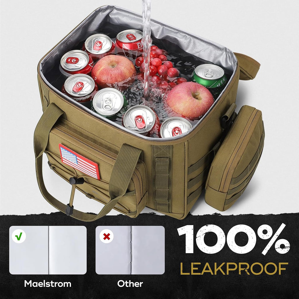 Maelstrom Tactical Lunch Box for Men, Cooler Bag with Detachable MOLLE Bag