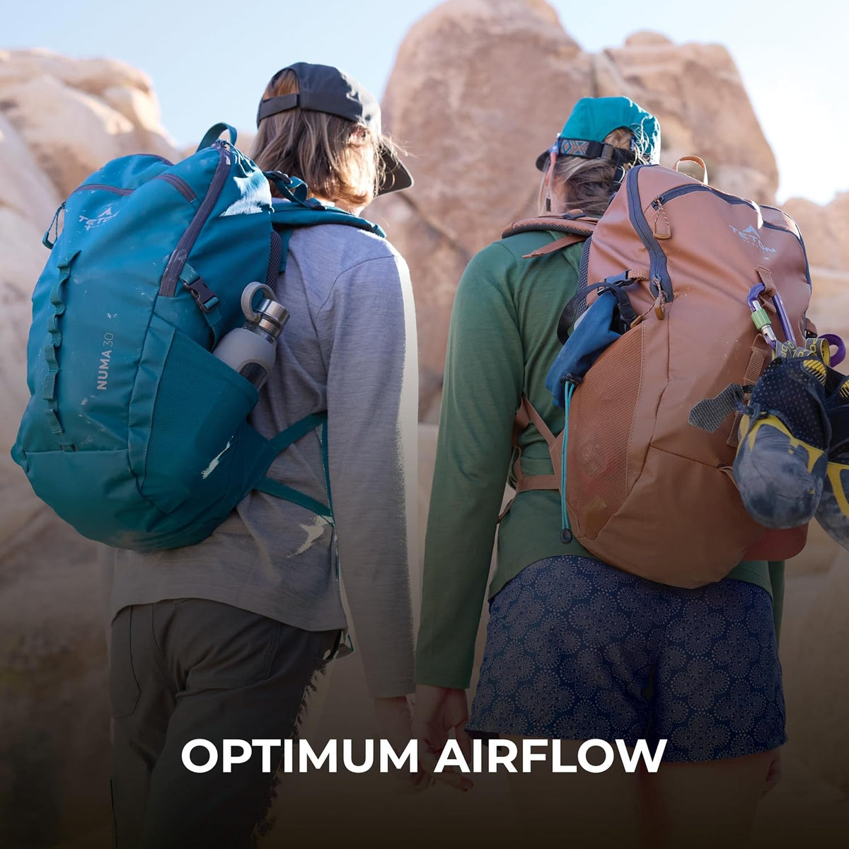 Teton 30L Numa backpack, durable and ready for hiking, camping or backpacking. Perfect lightweight travel bag with more room than you think, Terra