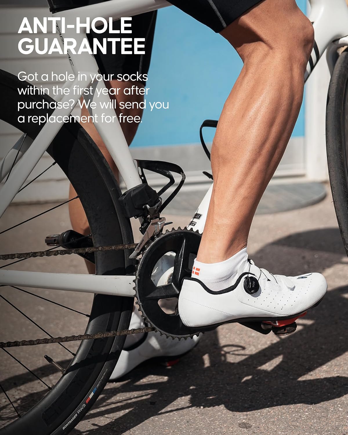 DANISH ENDURANCE Low-Cut Cycling Socks, Fast-Dry, Men & Women, 3-Pack