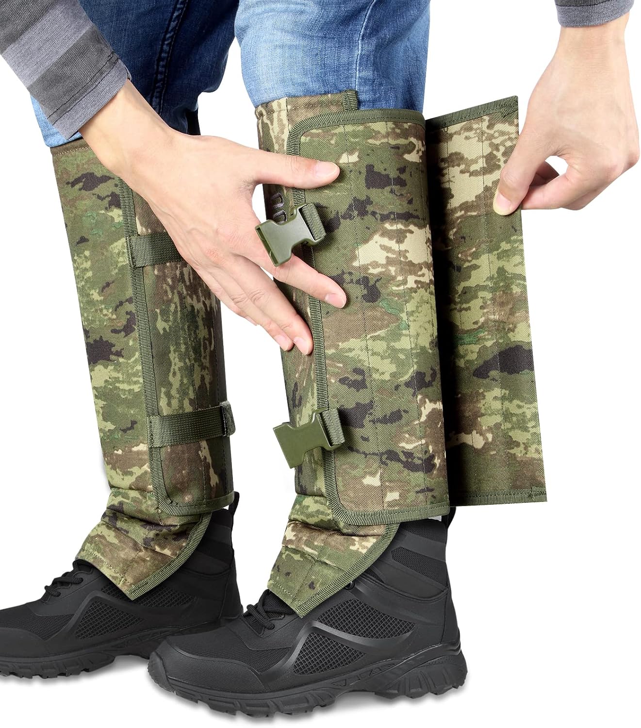 LUCKY CLOVER Snake Gaiters, Waterproof Snake Guards Bite Protection for Lower Legs, Snake Proof Gaiters Fit for Men & Women