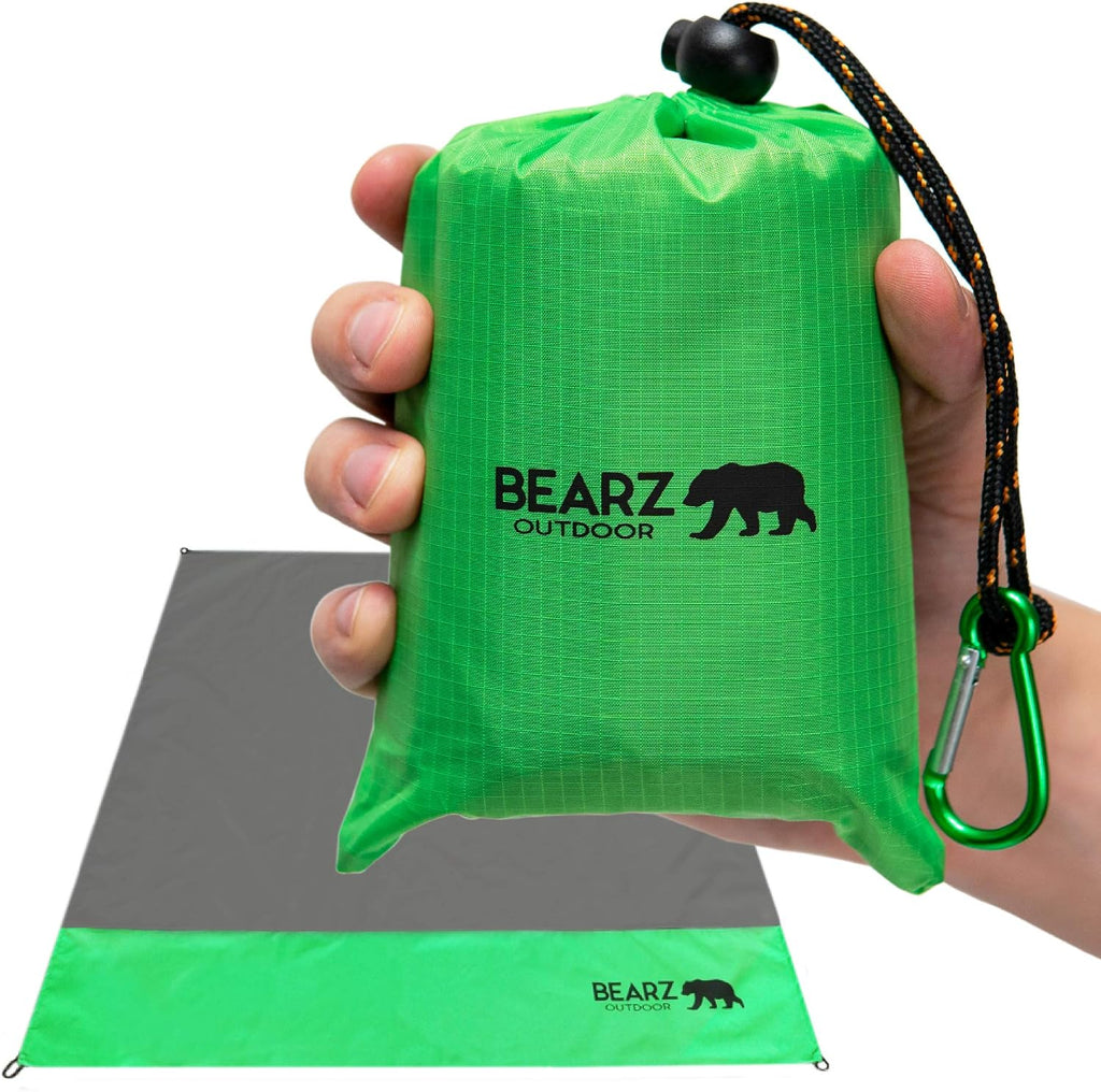 Pocket Blanket - Beach Blanket Waterproof Sandproof, Picnic Blankets Waterproof Foldable, Lightweight & Compact for Hiking, Camping, Travel, Festival Accessories
