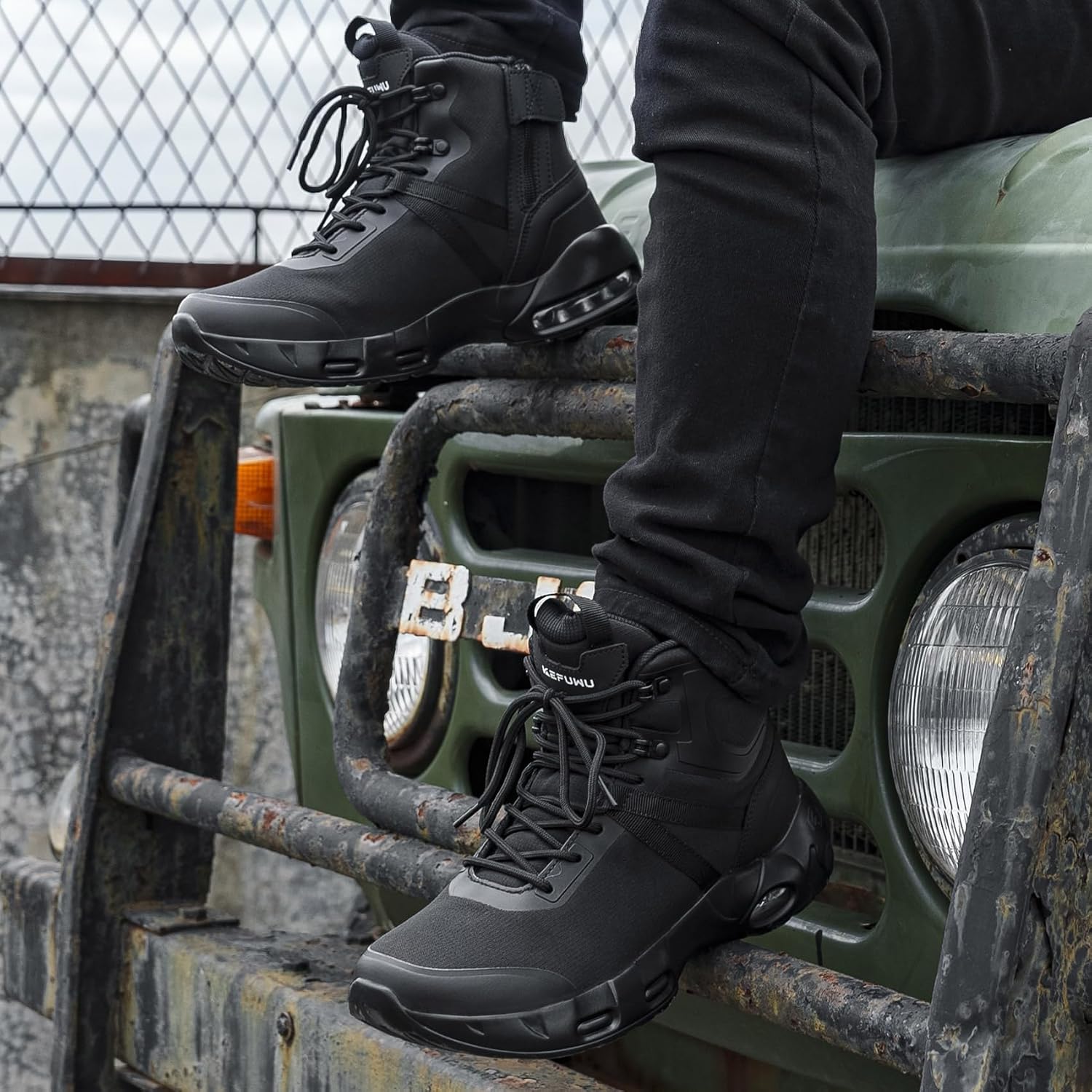 Military Tactical Boots Women Wide Waterproof 6 Inches