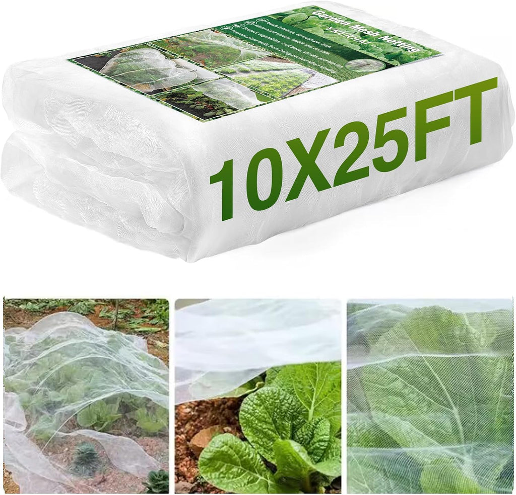 10 X 50FT Garden Mesh Netting Barrier,Fruit Tree Plant Netting