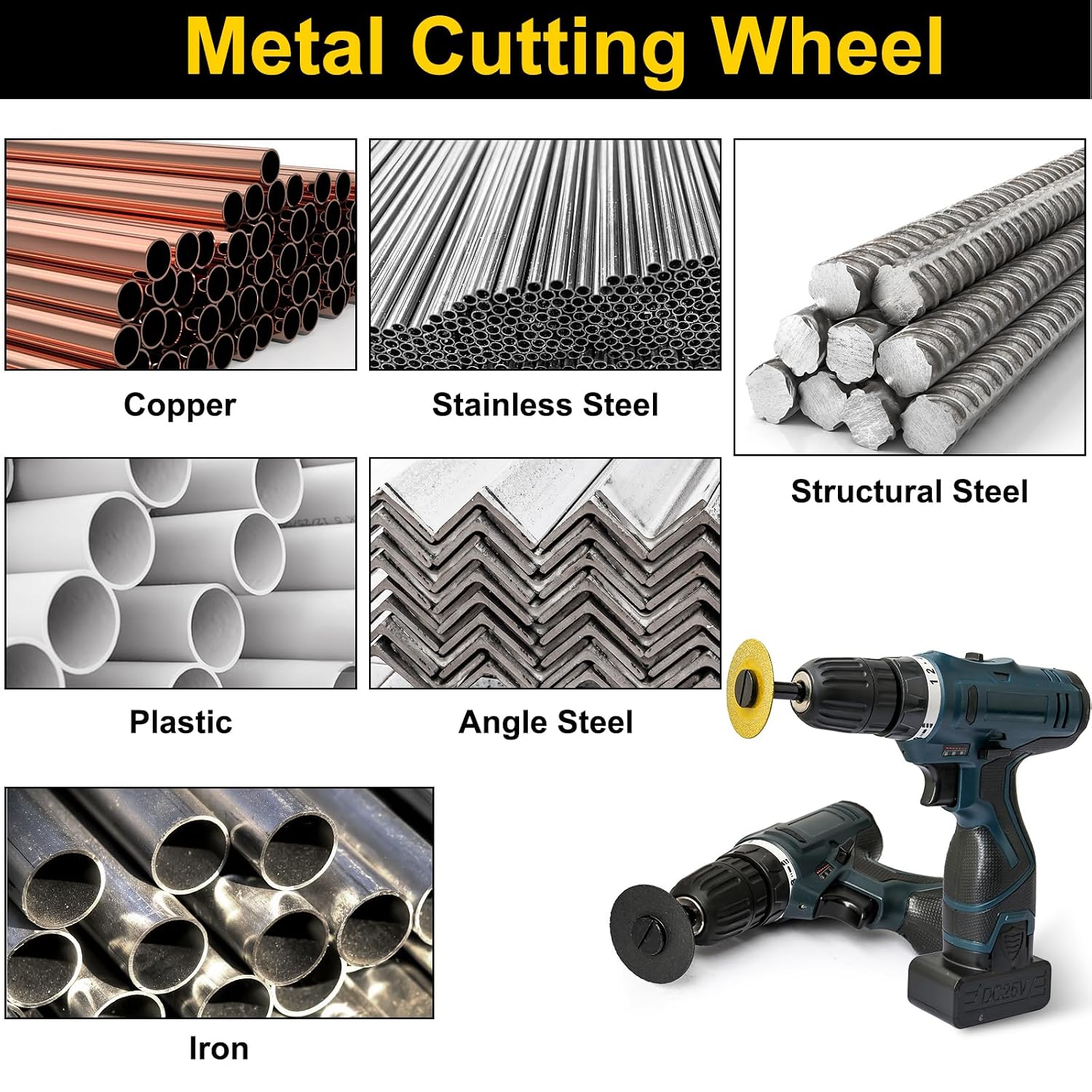 11Pcs 2 Inch Die Grinder Cut Off Wheel Diamond Cutting Wheel with 1/4 Arbor