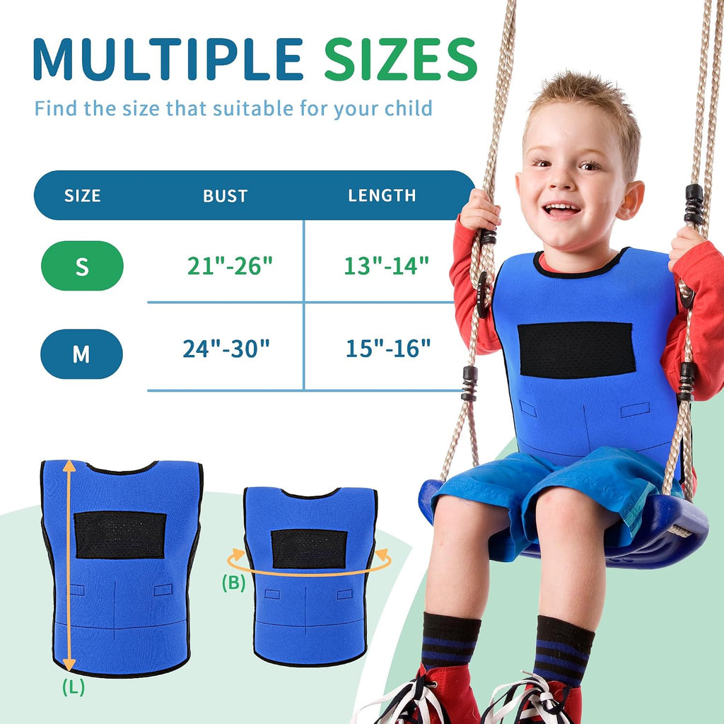 OUTREE Compression Weighted Vest for Kids with Sensory Needs Ages 5-7
