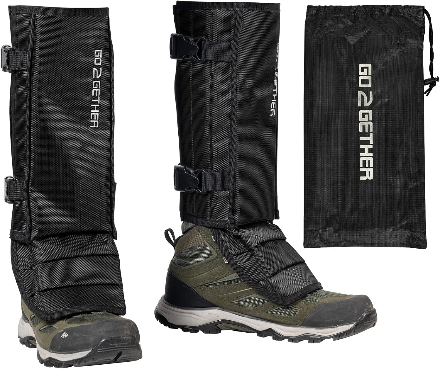 G2 GO2GETHER Snake Gaiter, Gaiters for Hunting, Waterproof Snake Chap for Men and Women,Shoe Boot Leg Gaiter with Adjustable Size