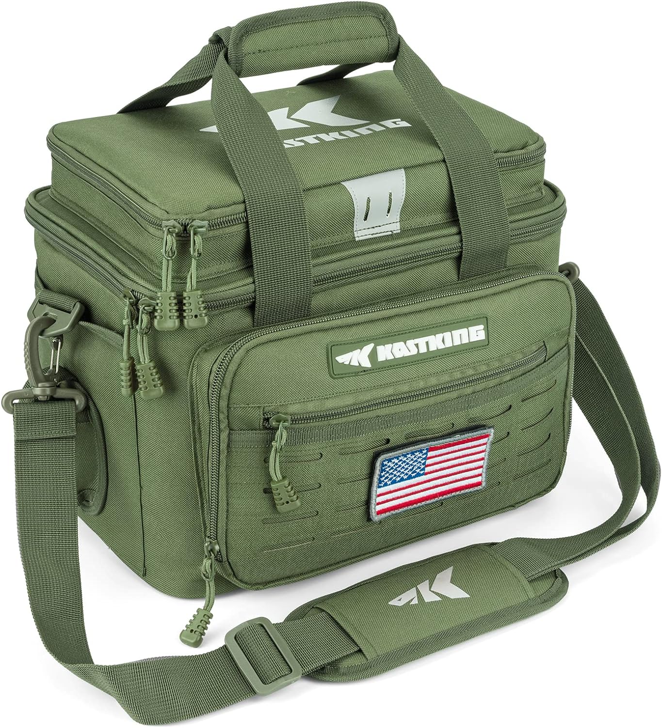 KastKing KarryAll Fishing Tackle Bag, Saltwater & Freshwater Gear Storage