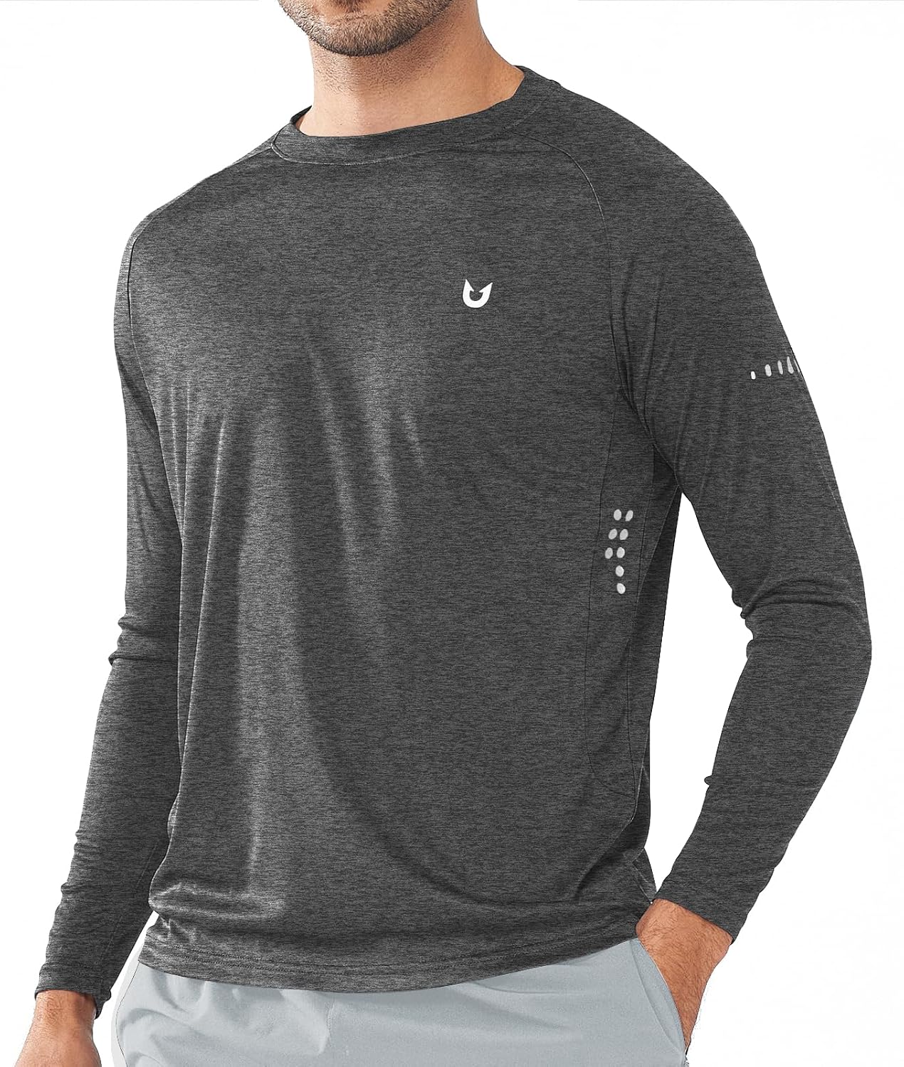 NORTHYARD Men's Sun Protection Shirts UPF 50+ Long Sleeve Running Workout