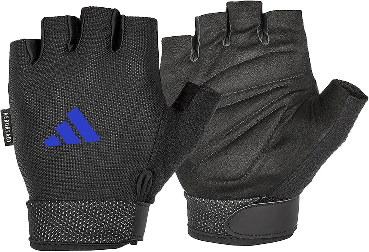 adidas Essential Training & Weightlifting Gloves, Fingerless Workout Gloves
