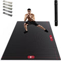 HAPBEAR Large Exercise Mat-6'x4'/7'x5'/6'x8'/6'x9'/6'x10'/6'x12'x 1/3"(8mm)