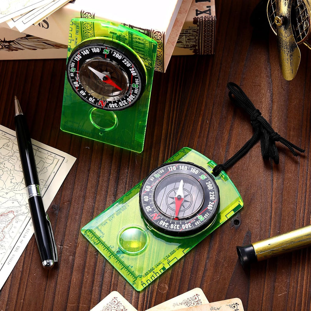 Geiserailie Acrylic Compass Bulk Orienteering Compass Hiking