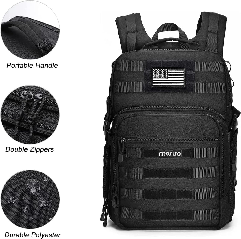 MOSISO Camera Backpack, DSLR/SLR/Mirrorless Tactical Camera Bag Case