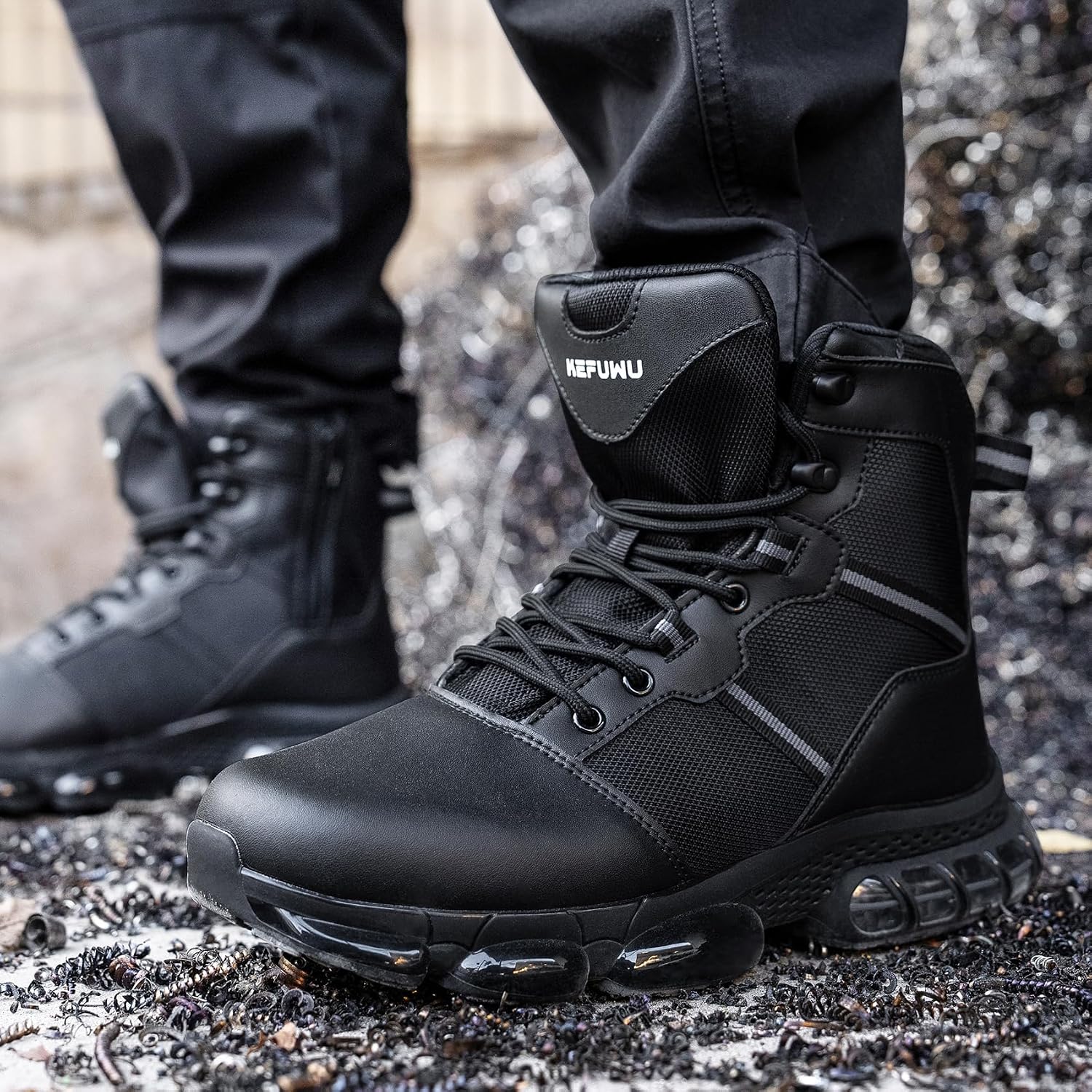 Military Tactical Boots Women Wide Waterproof 6 Inches