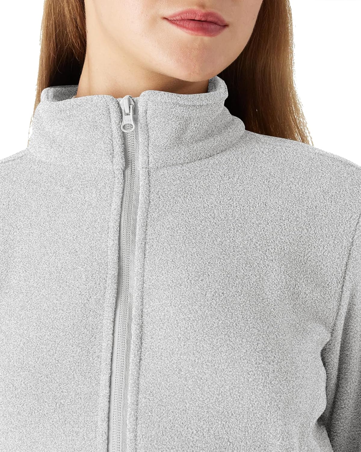 Outdoor Ventures Women's Lightweight Warm Polar Fleece Jacket Zip Up
