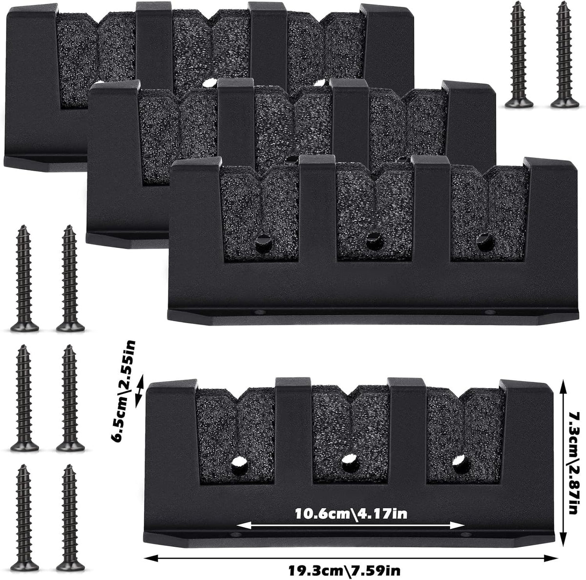 Sratte 4 Pcs Rod Holders for Fishing Boat Wall Mount