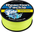 Reaction Tackle Braided Fishing Line - Pro Grade Power Performance for Saltwater or Freshwater Fish - Colored Fishing Line Braid for Extra Visibility