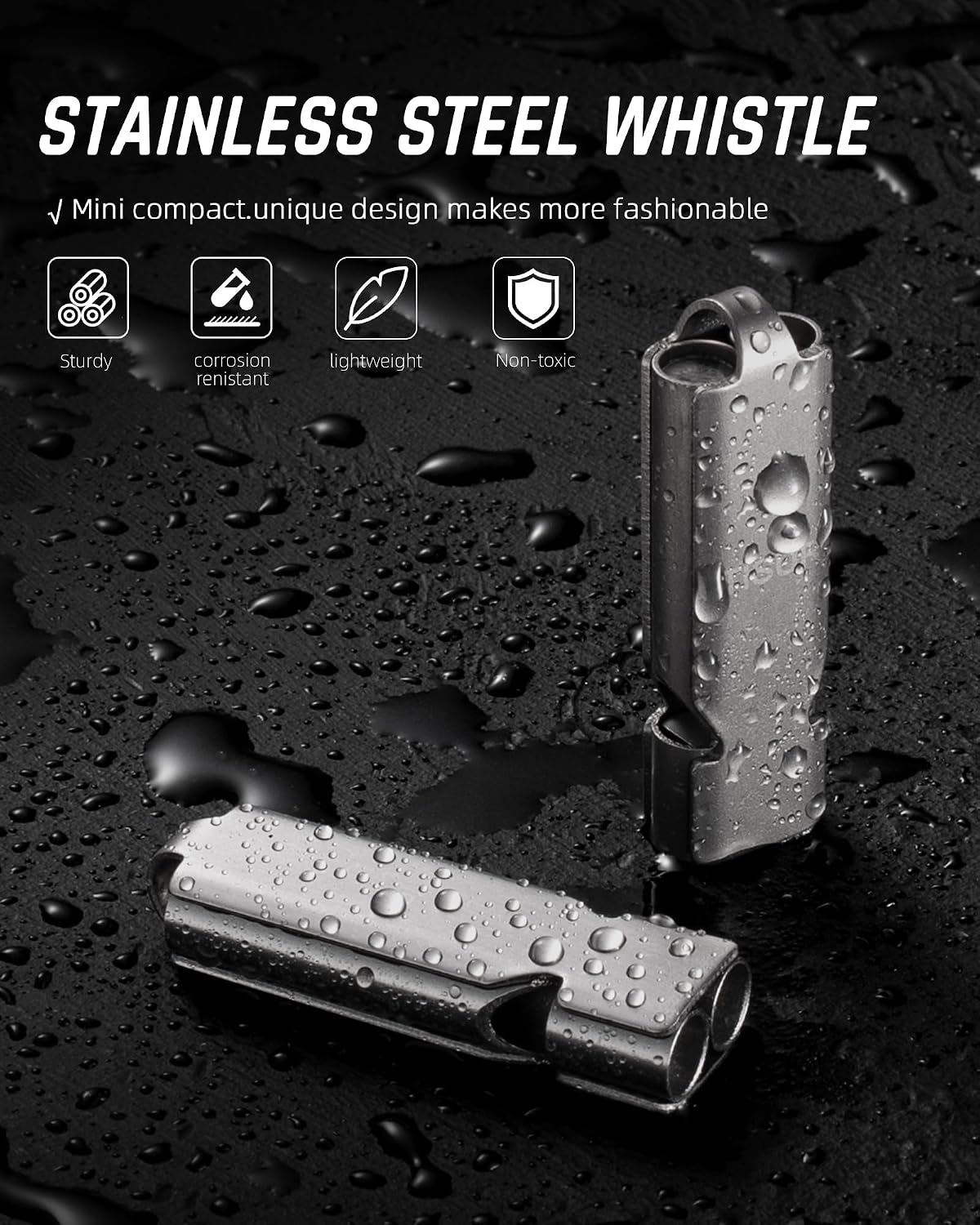 TISUR Loud Emergency Whistles,Whistle Keychain dog whistle