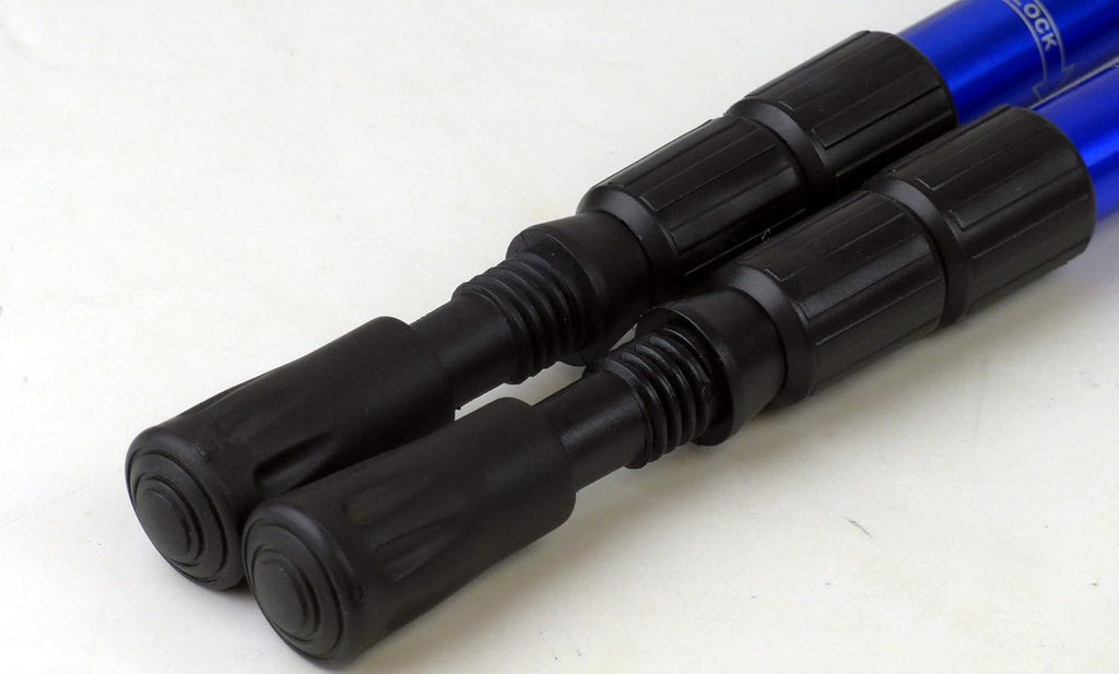 HP-5 Anti-Shock Hiking Pole, 2-Pack, Anti Shock Hiking/Walking/Trekking Trail Poles - 1 Pair with Compass & Thermometer