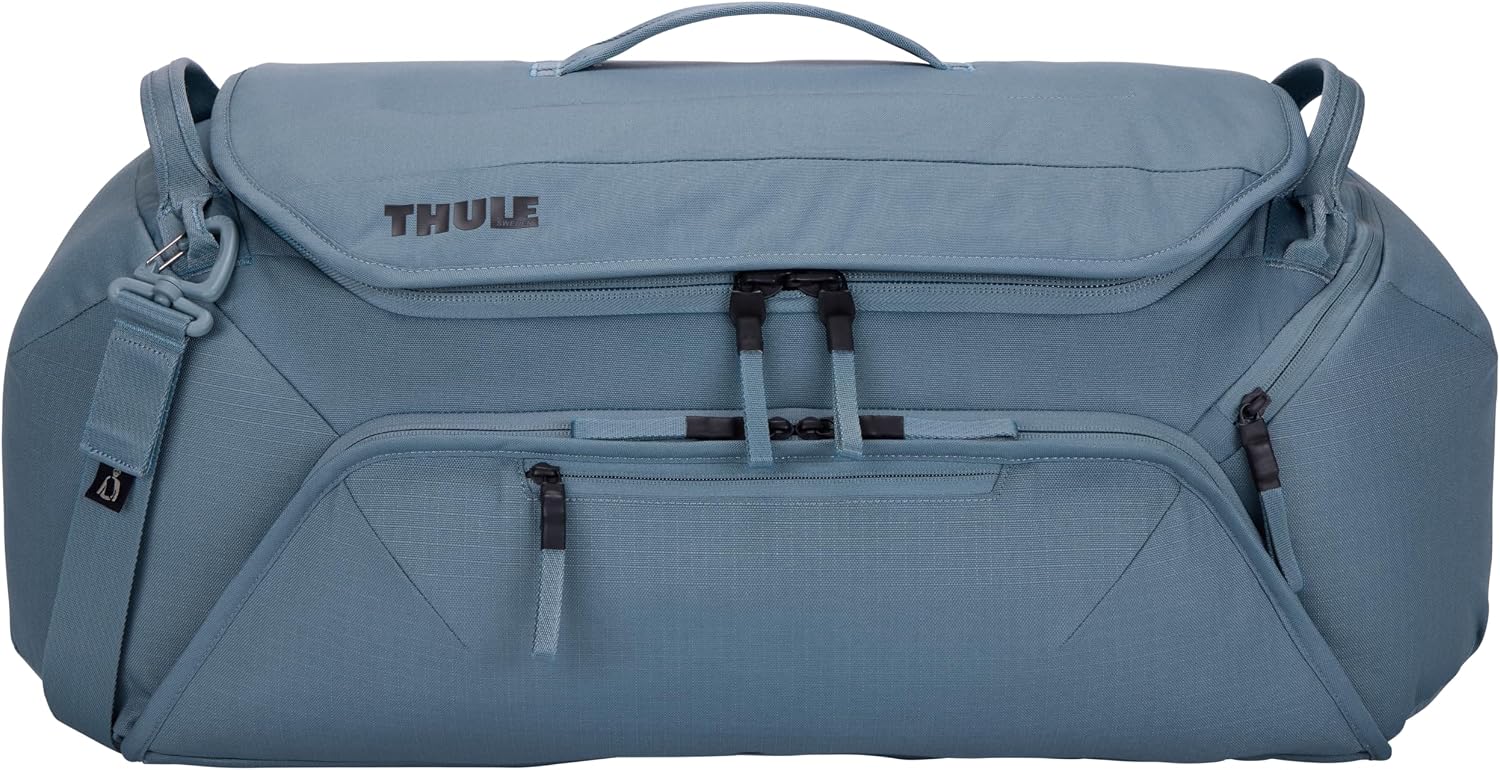Thule RoundTrip 80L Duffel - Storage compartments to Organize and Protect Gear - Boot Bag for ski and Snowboard Travel - Soft Pocket for Goggles and Helmet - Dry Bag Included