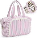 Narwey Travel Toiletry Bag for Women, Large Makeup Cosmetic Organizer Bag