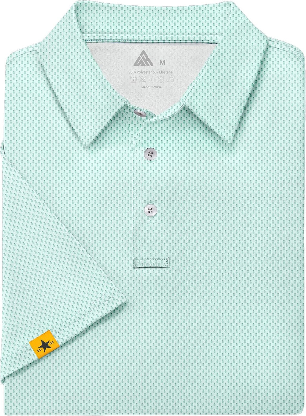 ZITY Mens Golf Polo Shirts Short Sleeve UPF 50+ Moisture Wicking Tshirt