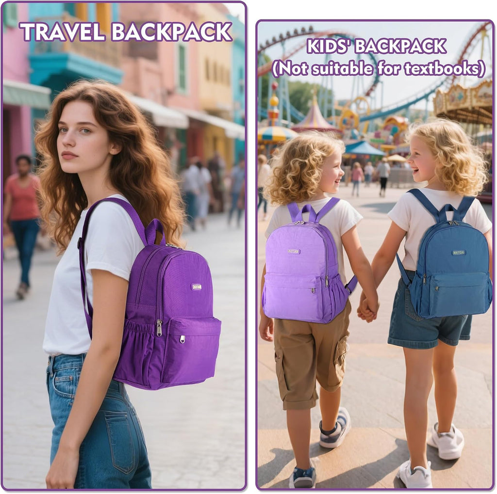 AOTIAN Lightweight Nylon Daypack, Small Hiking Backpack for Women