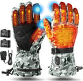 Rechargeable Heated Gloves for Men Women Hand Warmers Winter Ski Gloves