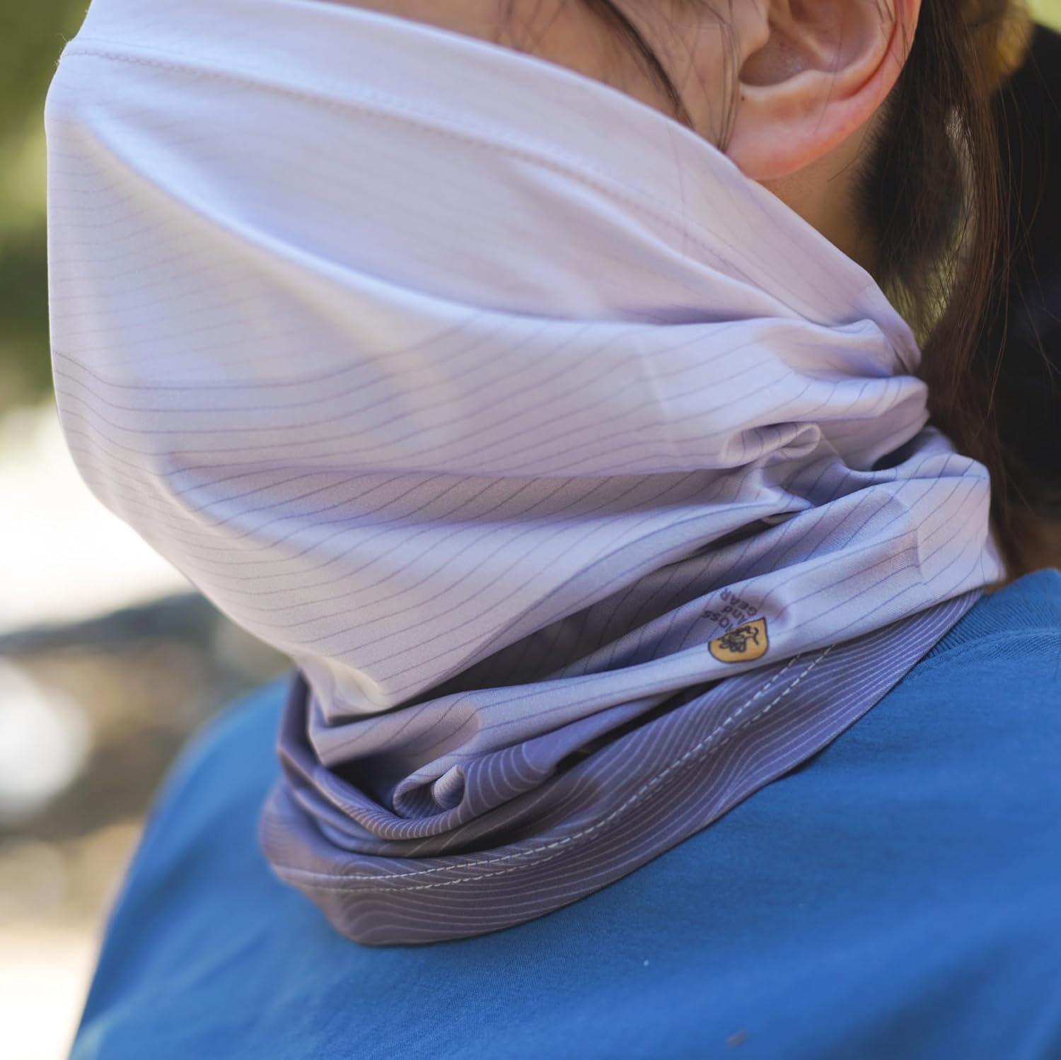 WHTE MOSS Cooling Neck Face Gaiter for Sun Protection UPF 50+