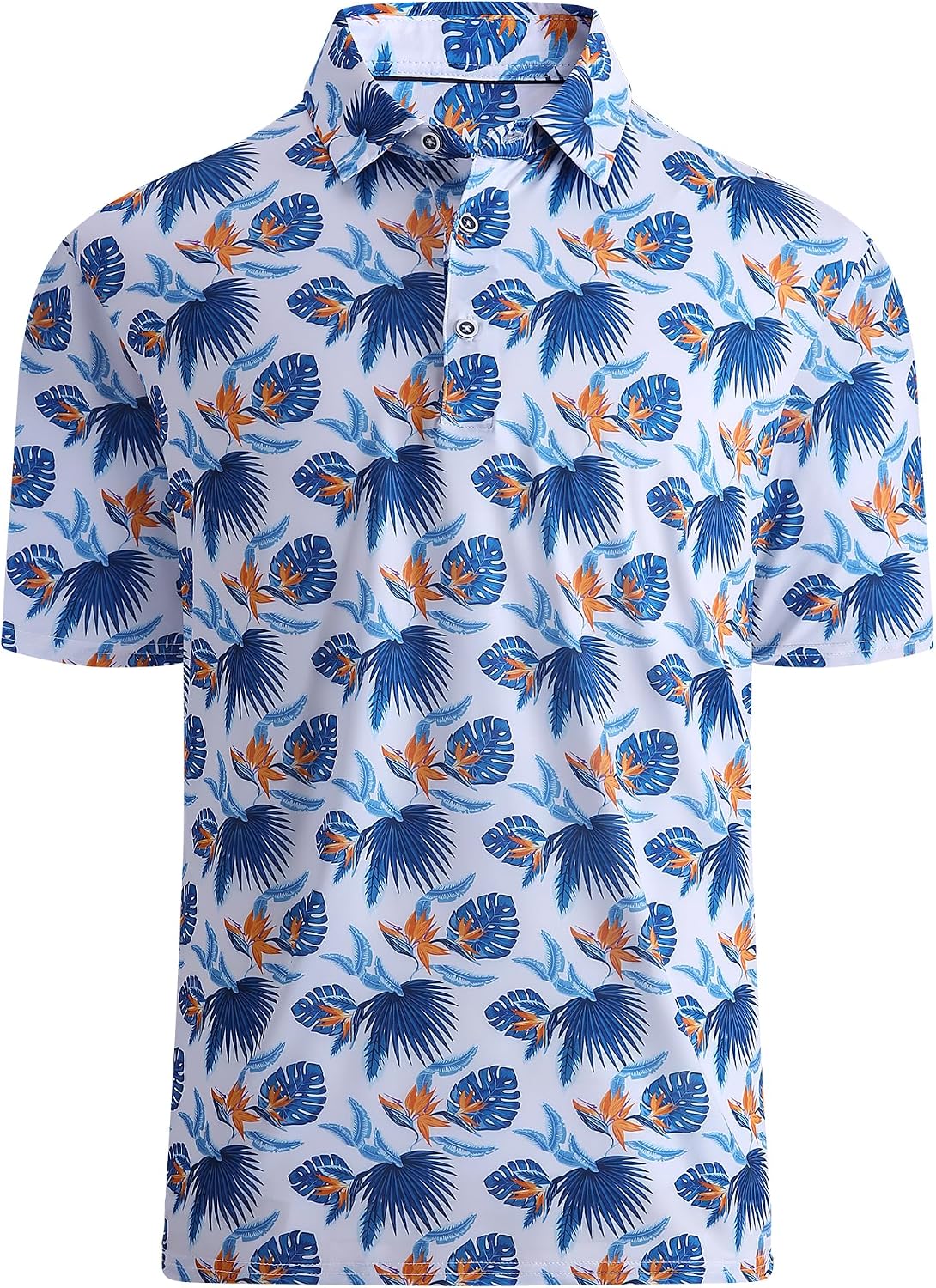 Esabel.C Golf Shirts for Men Moisture Wicking Dry Fit Short Sleeve Polo
