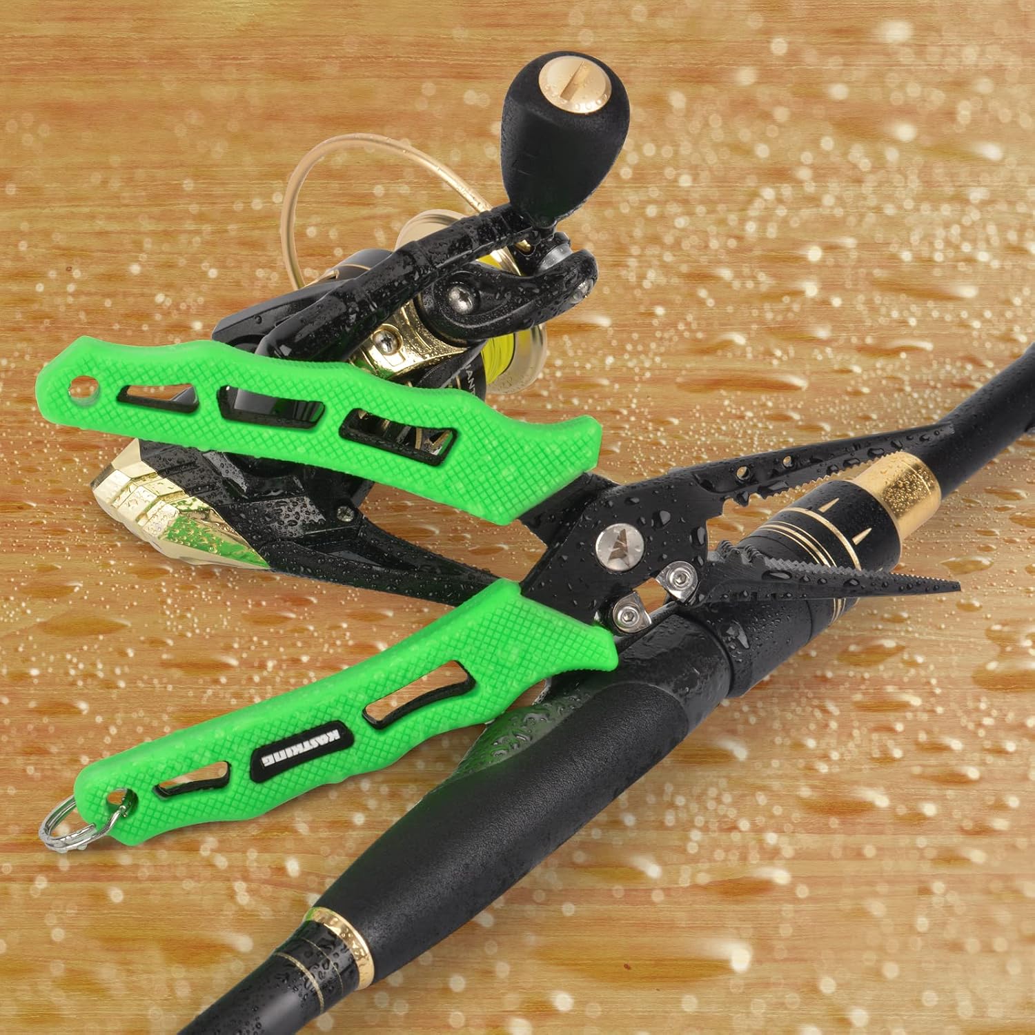 KastKing Cutthroat 7 inch Fishing Pliers, Ice Fishing, Gift for Men