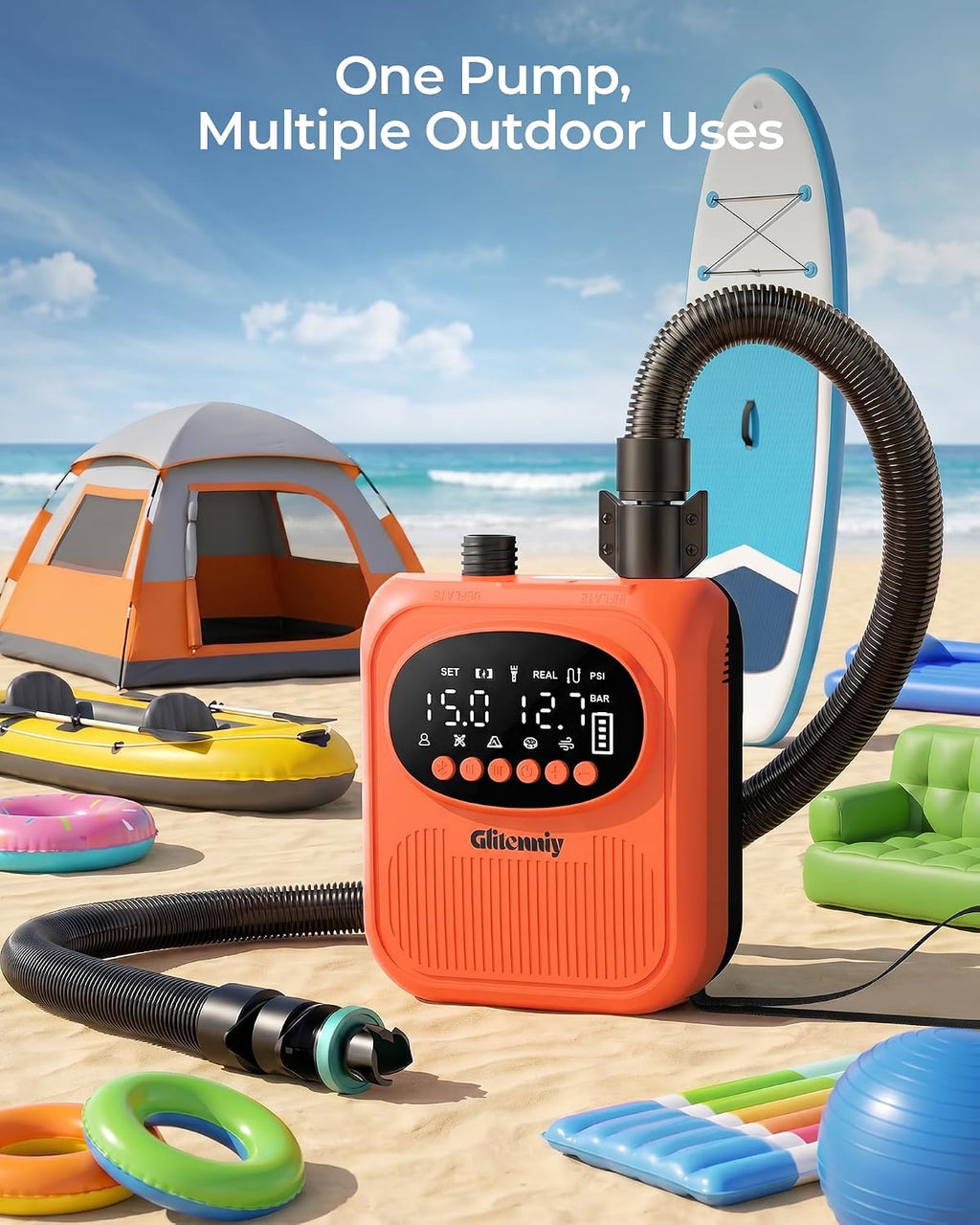 Paddle Board Electric Pump 13500mAh SUP Pump for Paddleboard