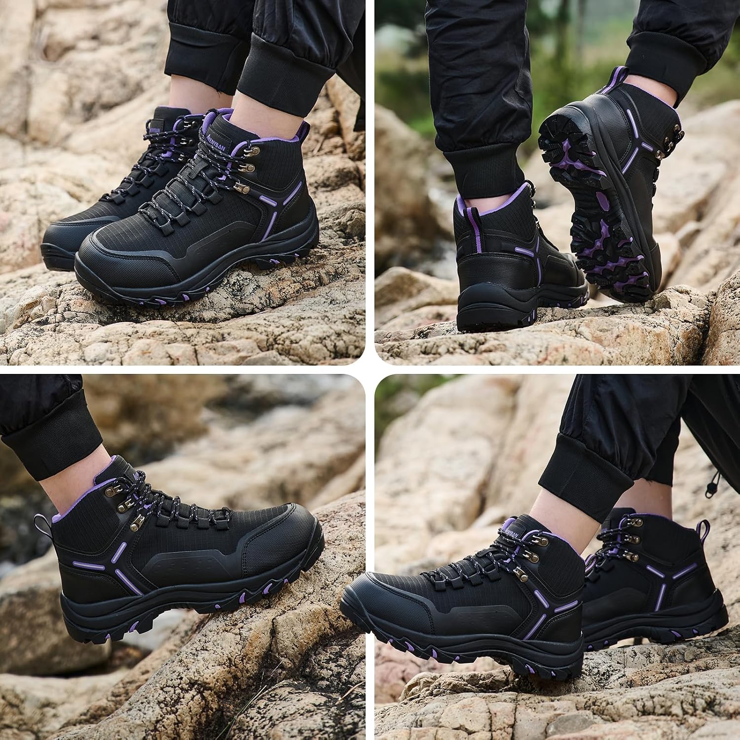 Women's Waterproof Ankle Support Hiking Boots