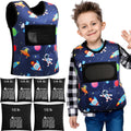Janmercy Weighted Vest for Kids, Rocket, Small, Dark Blue