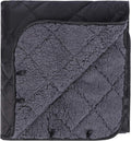 REDCAMP Large Camping Blanket with Sherpa Lining, Black 79"x59"