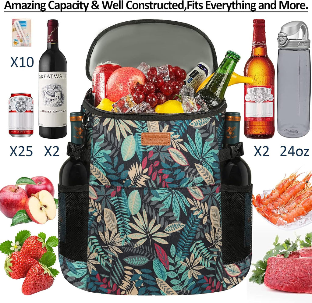Vankor Camping Cooler Backpack Insulated Waterproof