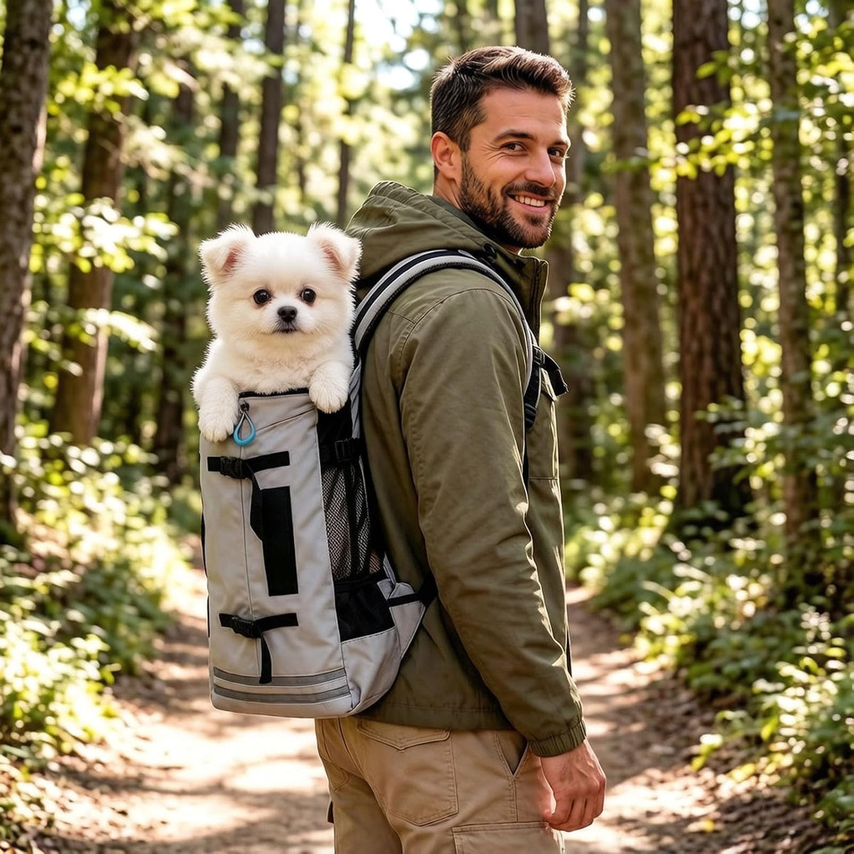 Big Dog Backpack Carrier, Black-L