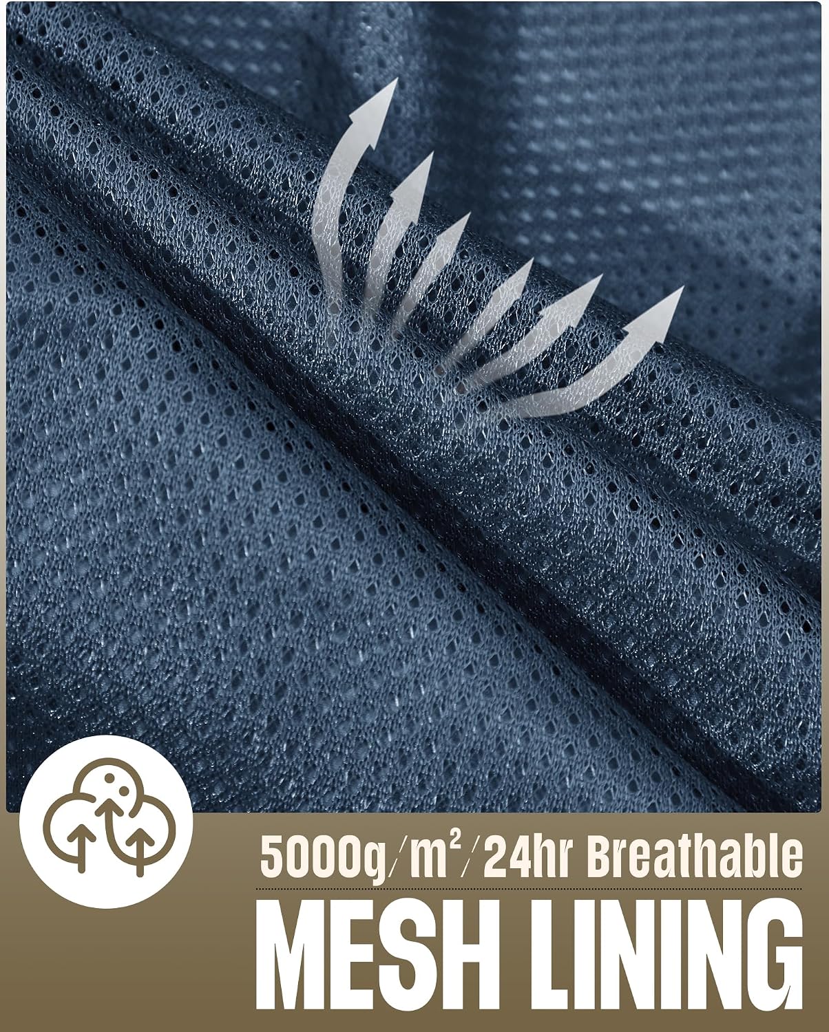 33,000ft Men's Waterproof Rain Jacket Packable Lightweight Hood Rain Shell