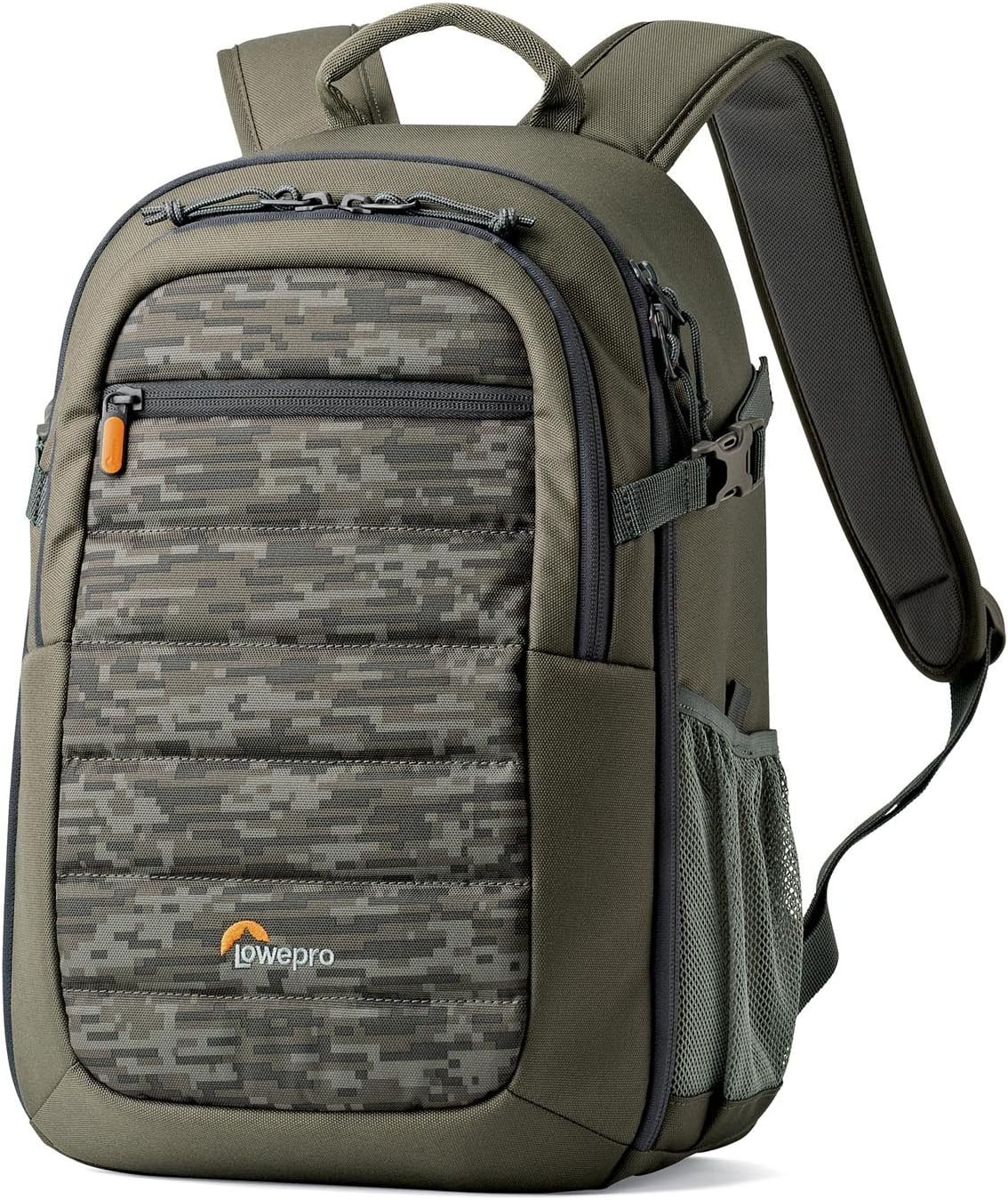 Lowepro Tahoe BP 150, Camera Bag, Lightweight Compact Camera Backpack for Cameras, CSC, DJI Spark Drone, Mica Pixel Camo, 27.5 x 21.7 x 40.3 cm, Medium, LP37056-0WW