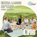 Genovega Waterproof Picnic Blanket Beach Outdoor Camping Mat Rug Extra Large Foldable Cute Big Travel Essential Accessories Gift Park Patio Lawn Garden Grass Play Music Festival Concert Must Have
