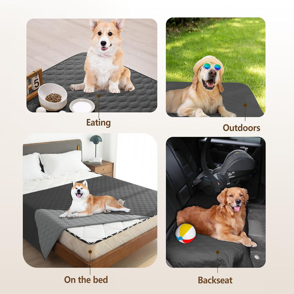 gogobunny Waterproof Dog Blanket, Couch Covers for Sofa, Reusable Pee Pads
