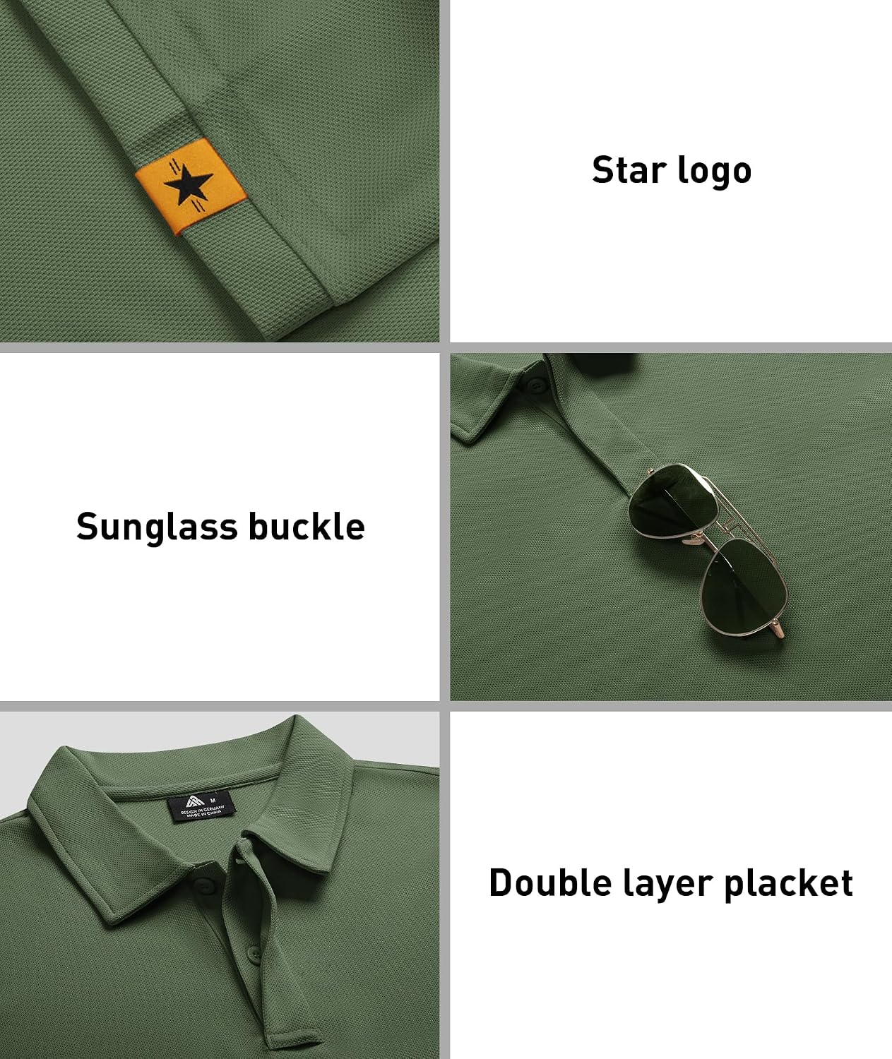 ZITY 3 Pack Mens Golf Polo Shirts Short Sleeve Business Casual T-Shirts